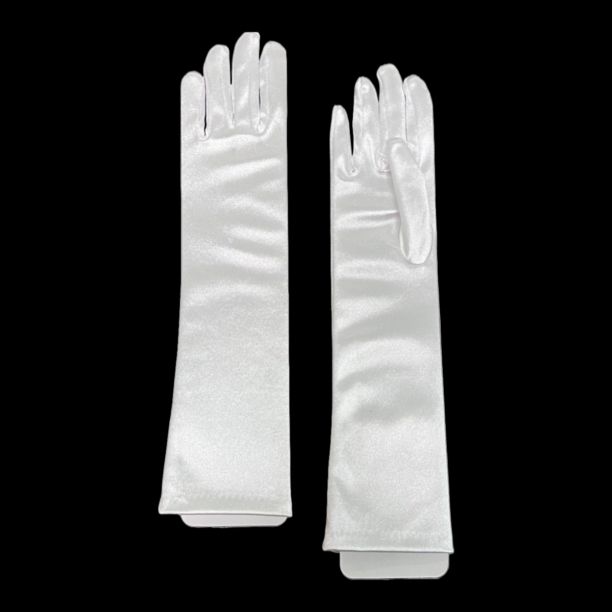 Long Satin Gloves