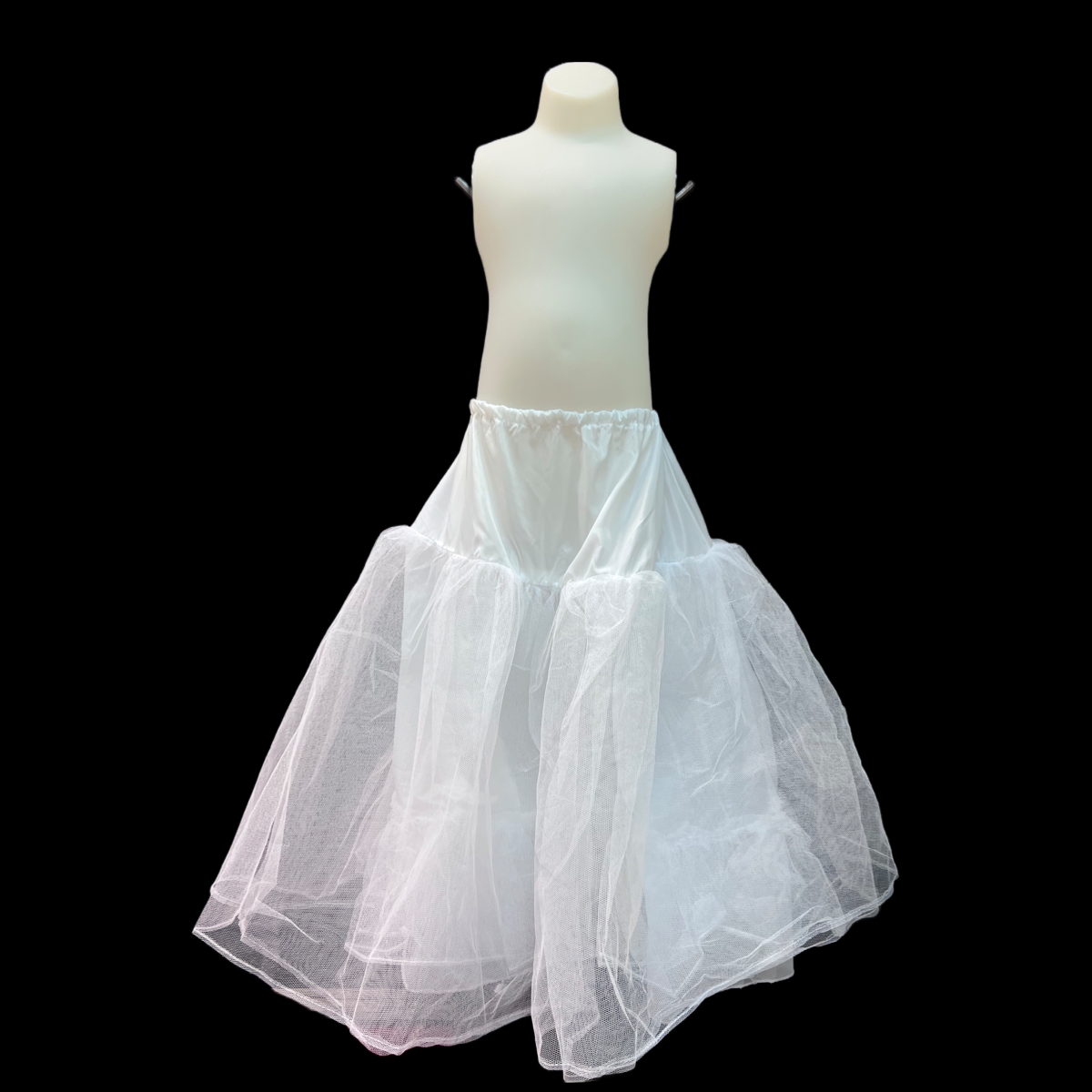 White Floor-Length Petticoat