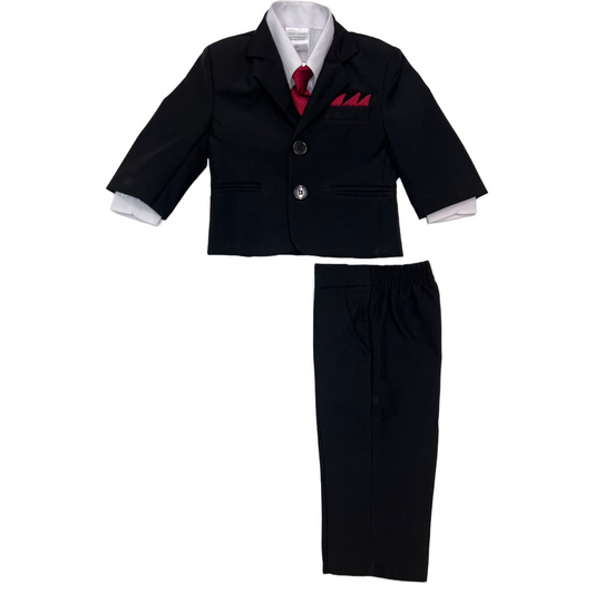 5-Piece Baby Black Suit