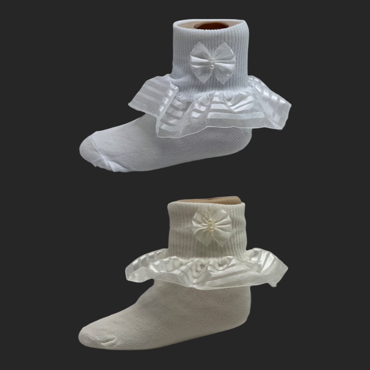 Ruffle Socks w/ Bow