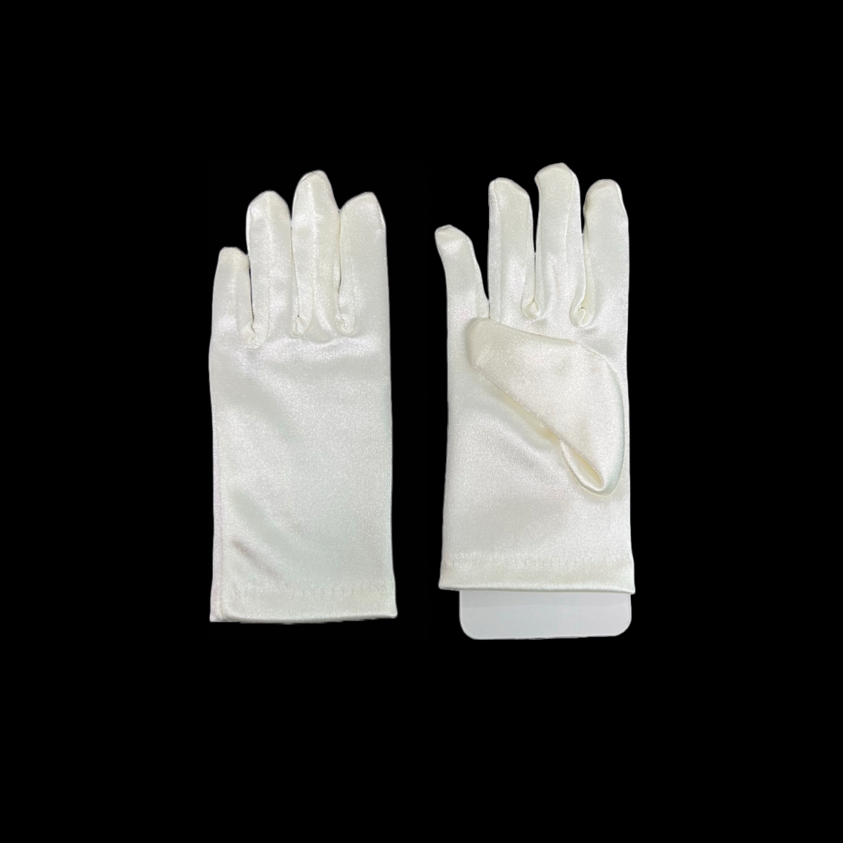 Short Satin Gloves