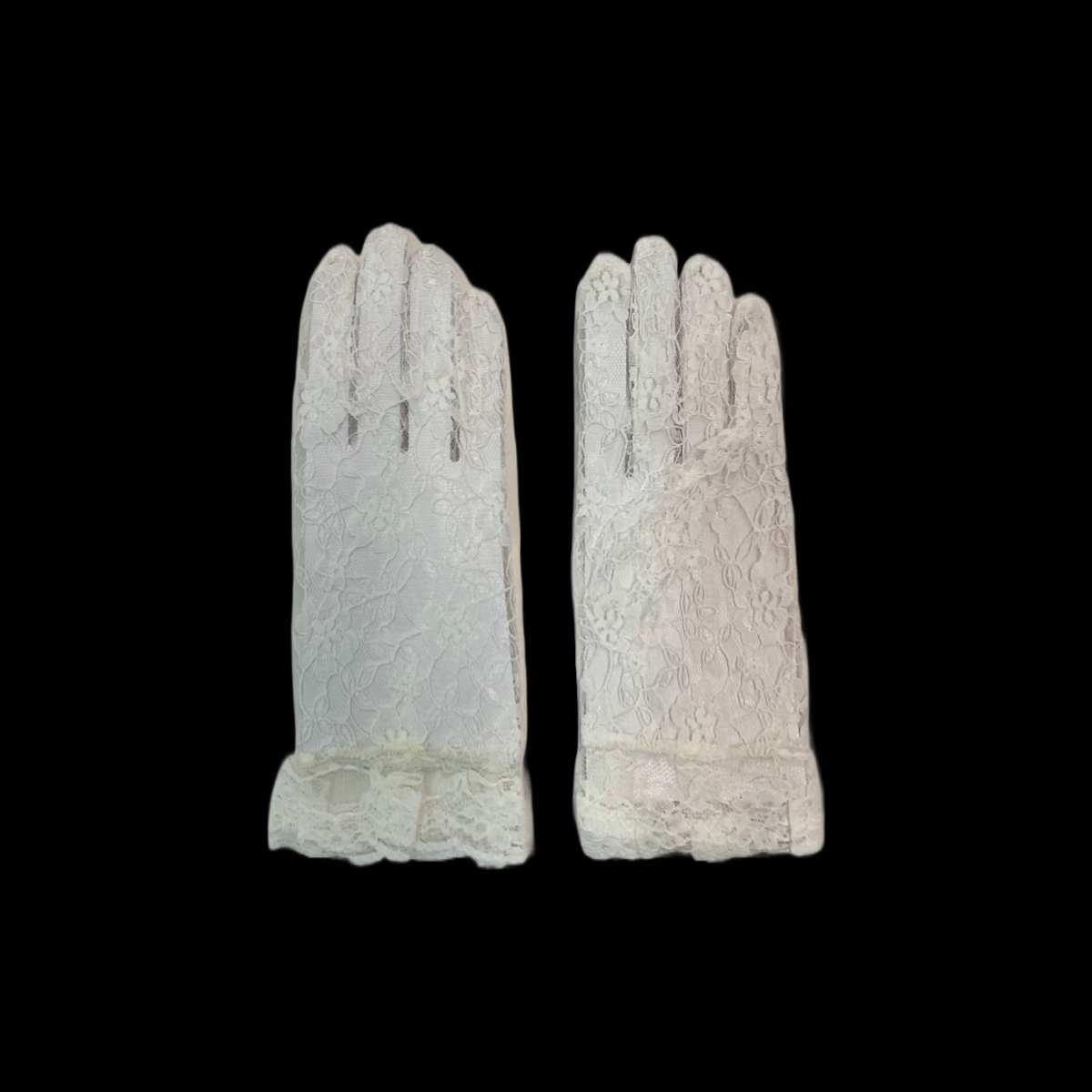 Girls Lace Gloves