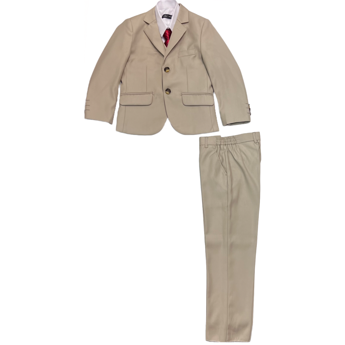 Mini World 5-Piece Beige Suit