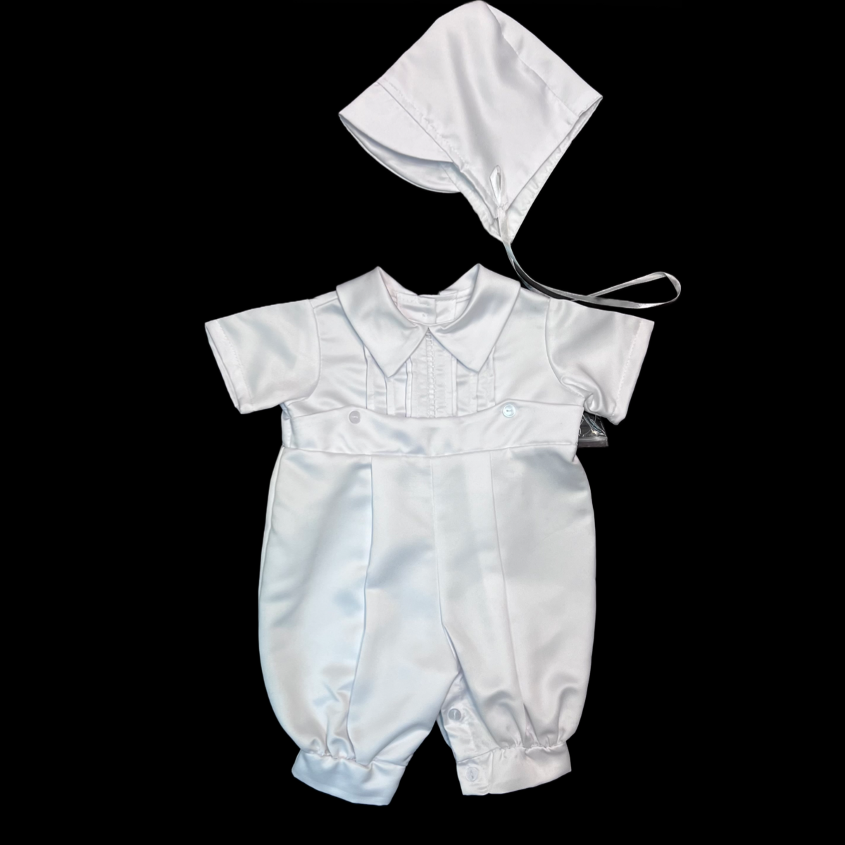 One-Piece Short Sleeve Baptism Outfit