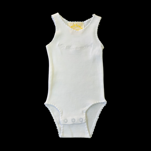 Girls Baptism Sleeveless Bodysuit