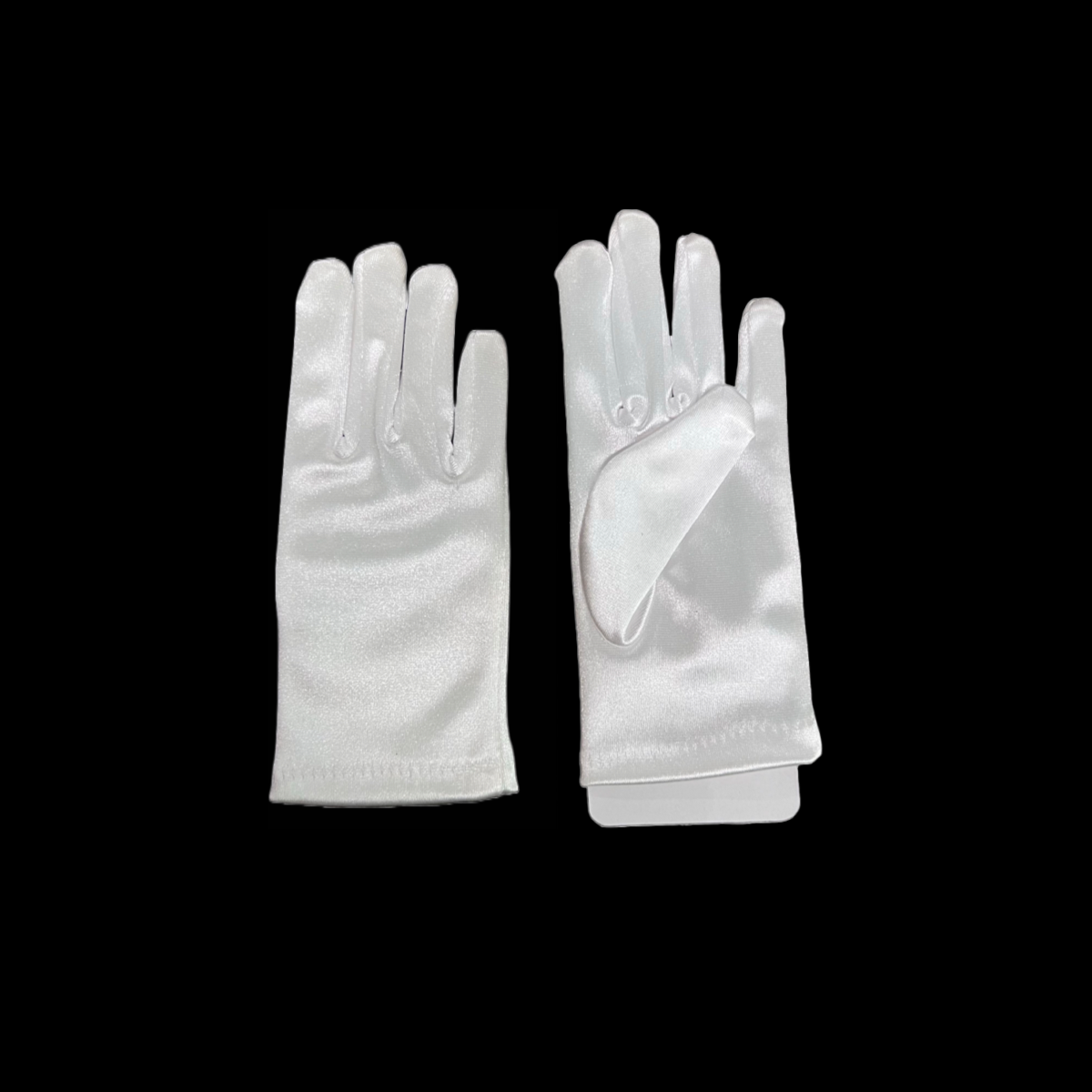 Short Satin Gloves