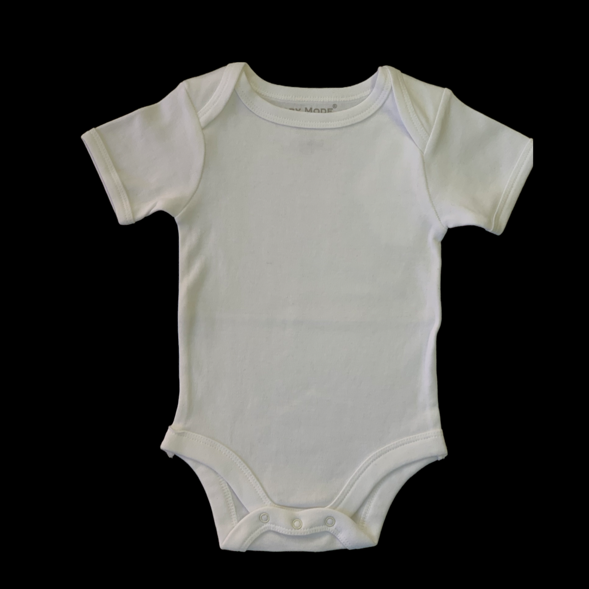 Plain Short Sleeve Bodysuit