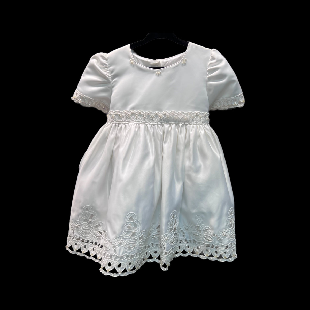 Short Sleeve Dress w/ Intricate Beading