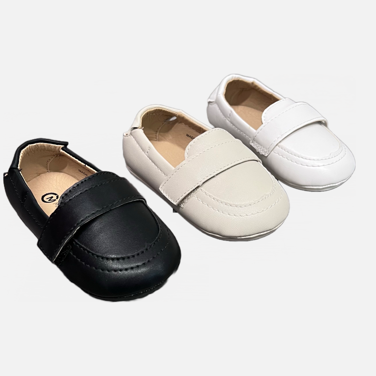 Mavezzano Baby Slip-On Loafer with Adjustable Strap