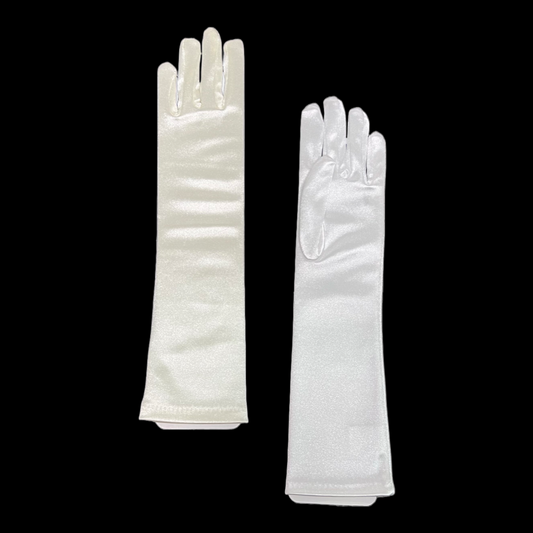 Long Satin Gloves