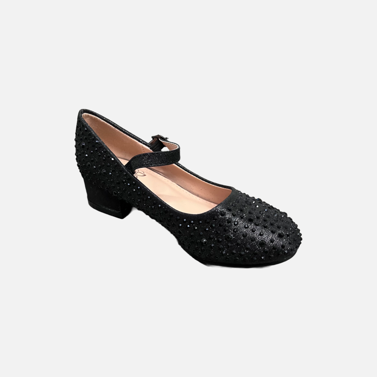 Jolene Rhinestone Embellished Kitty Heel