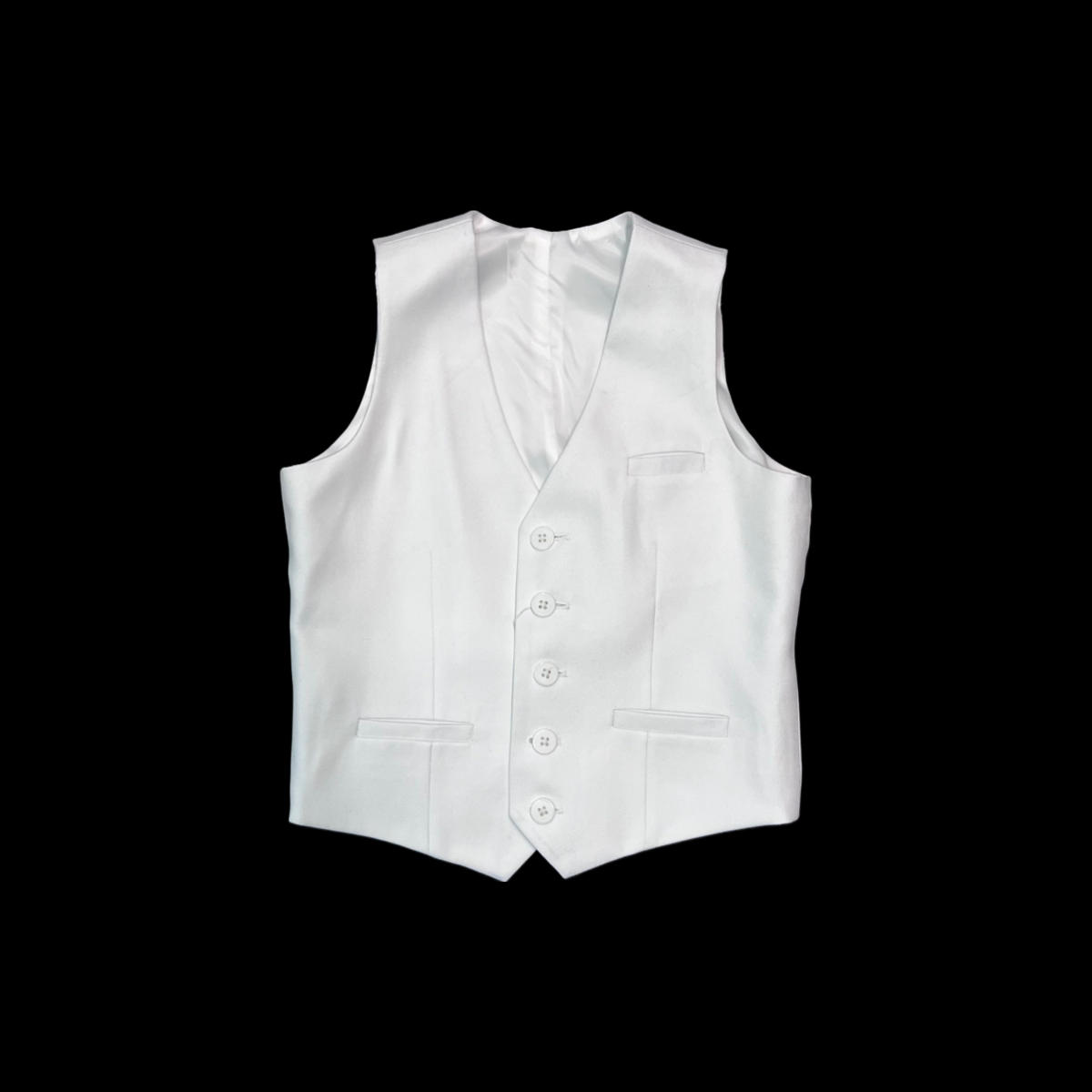 Leo & Zachary 3-Piece White Slim Fit Suit