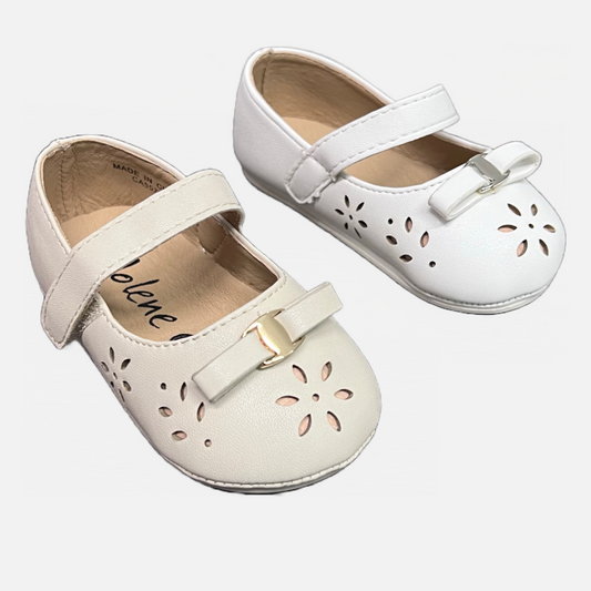 Jolene Floral Cut Out Ballerina Baby Flat