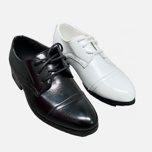 Fancy Kids Cap Toe Oxford Dress Shoe