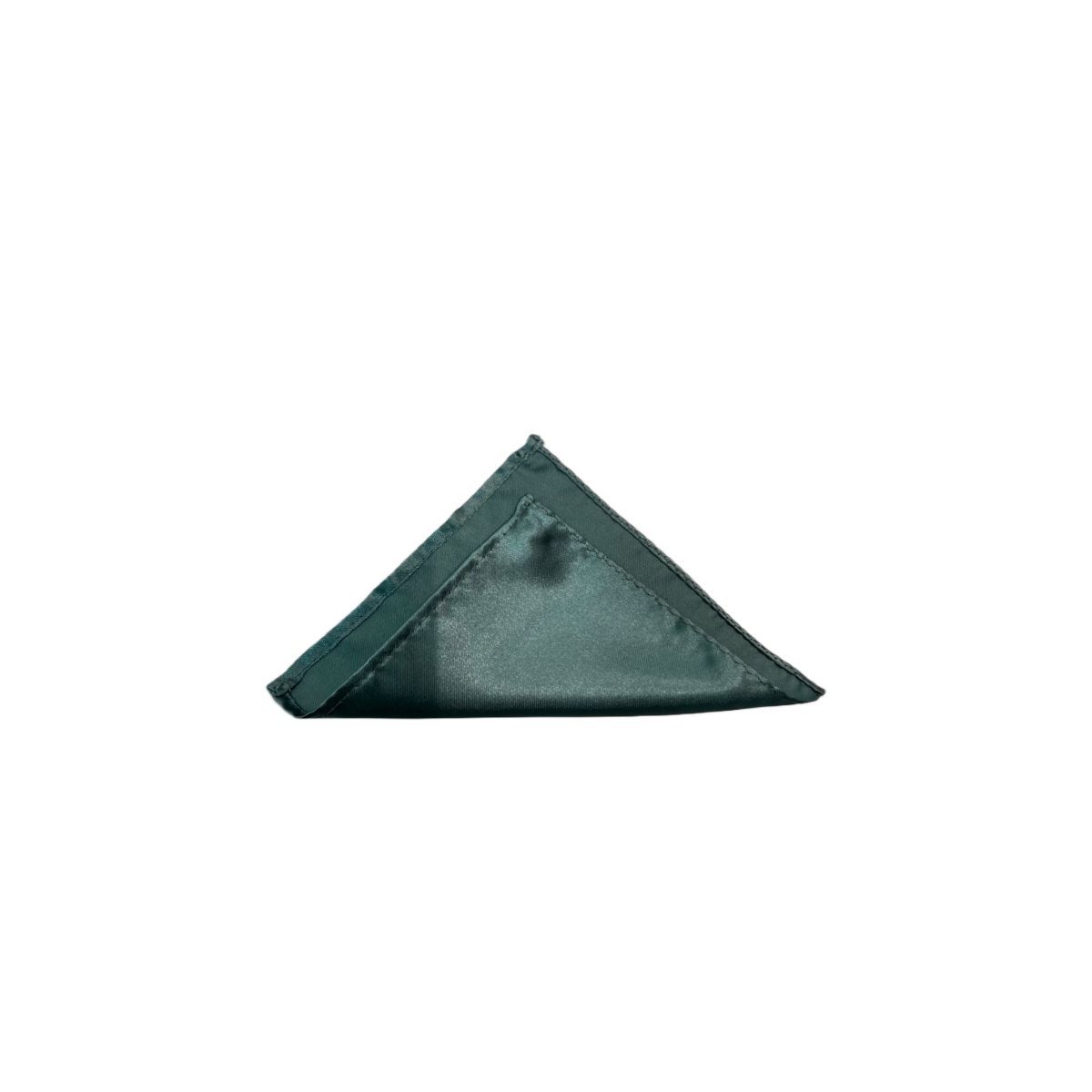 Boys Solid Small Pocket Square w/ Gloss Finish