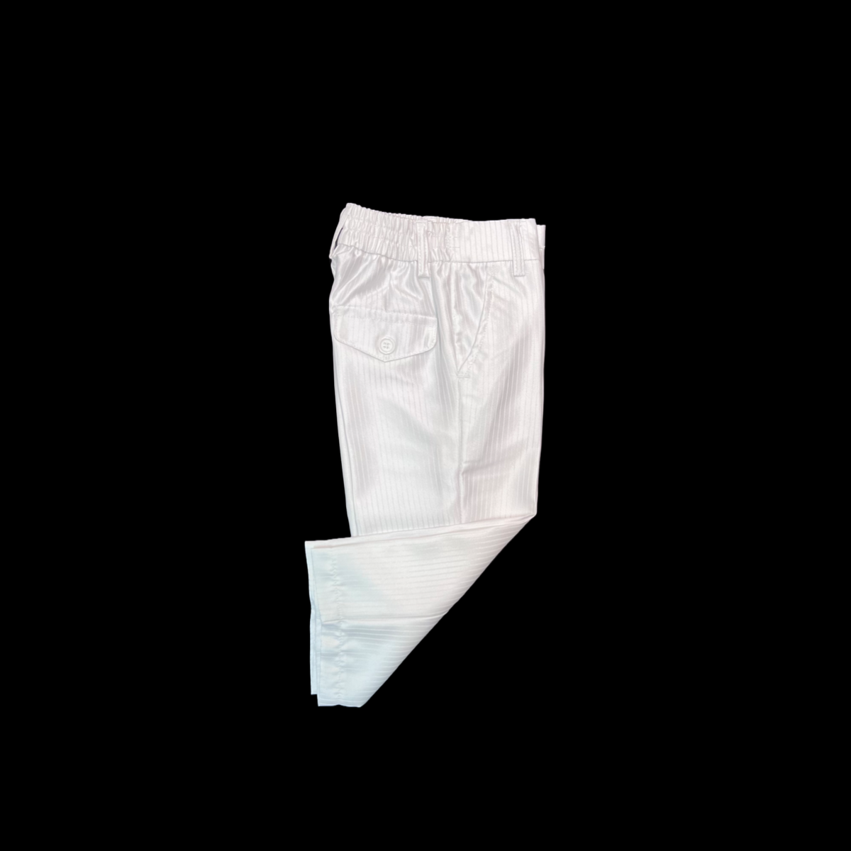White Pinstripe Baby Suit