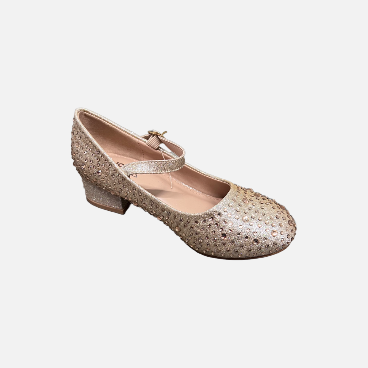 Jolene Rhinestone Embellished Kitty Heel