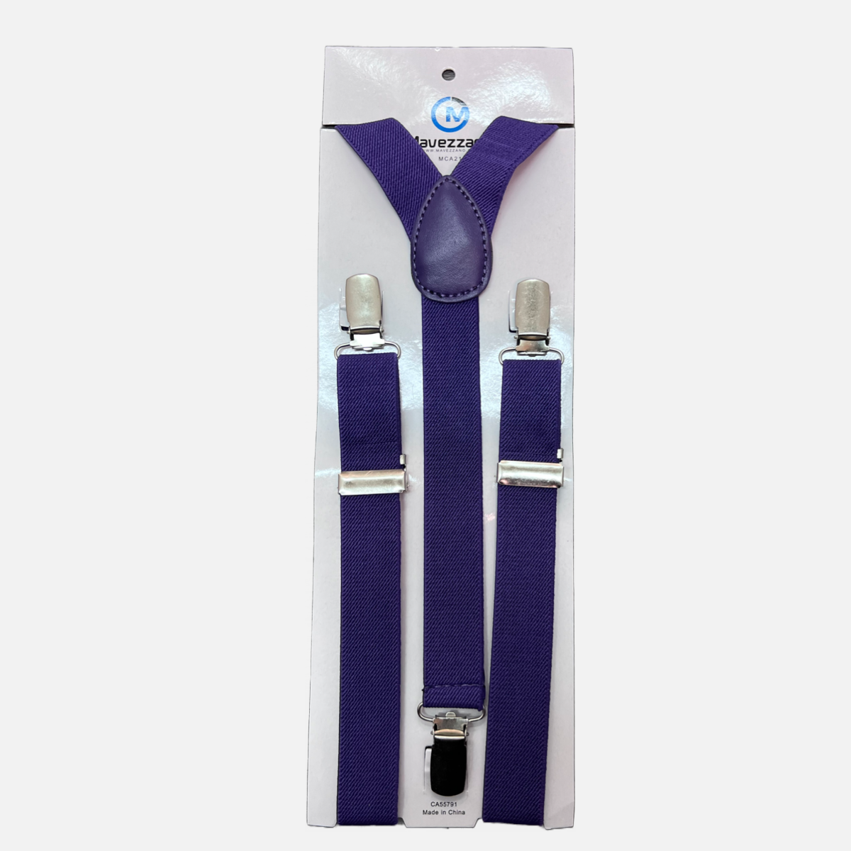 Mavezzano Purple Suspender