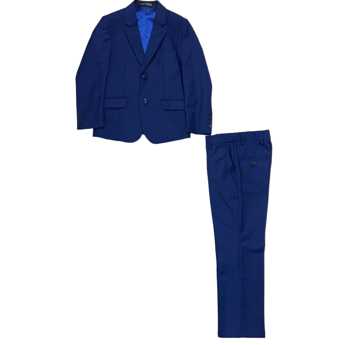Mavezzano 3-Piece Indigo Slim Fit Suit