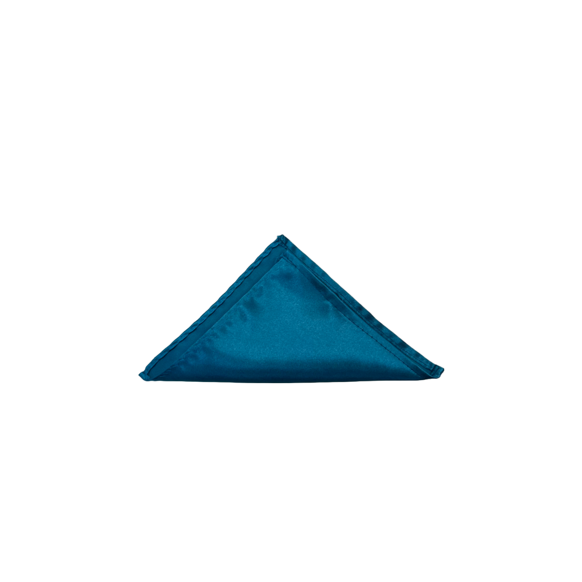 Boys Solid Small Pocket Square w/ Gloss Finish