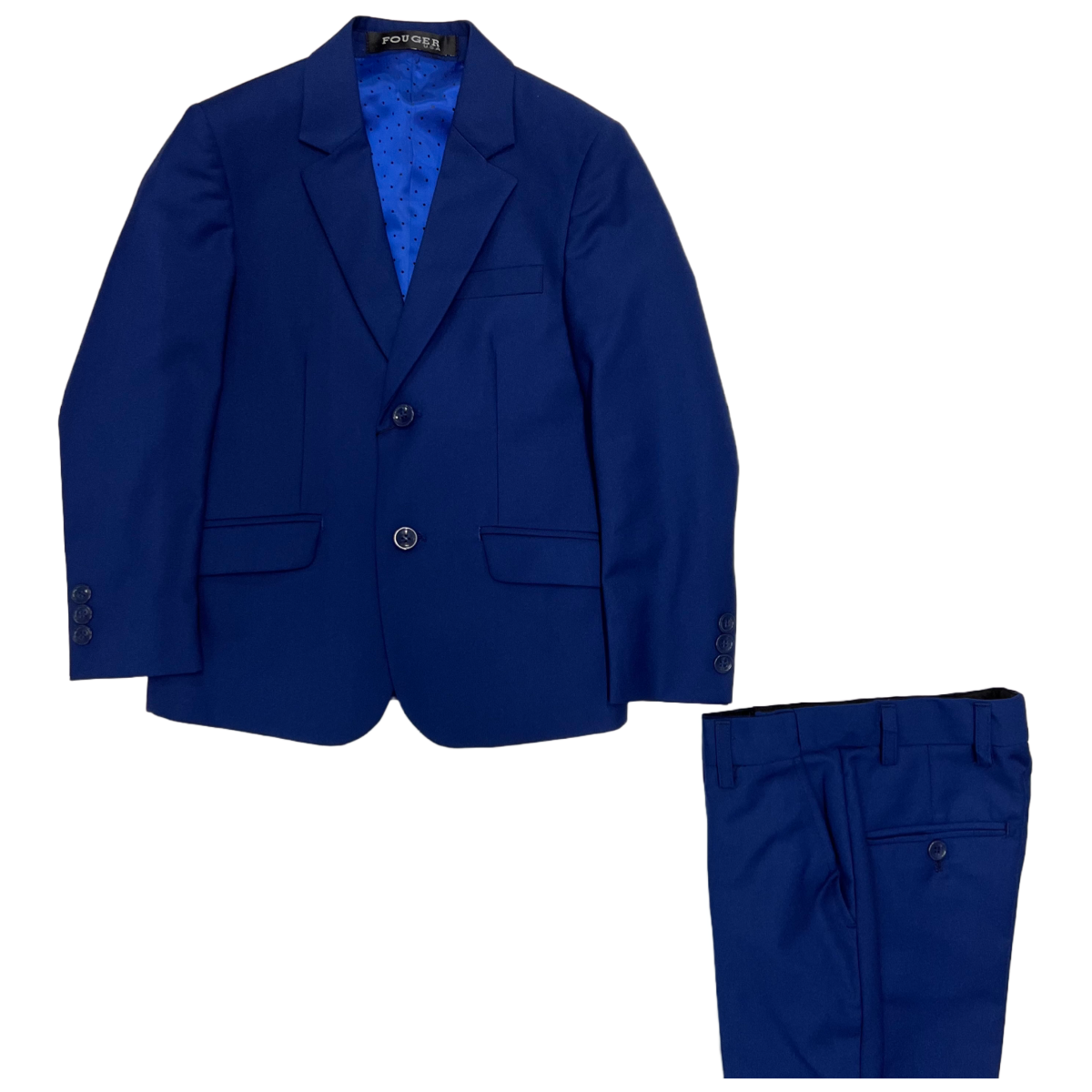 Mavezzano 3-Piece Indigo Slim Fit Suit