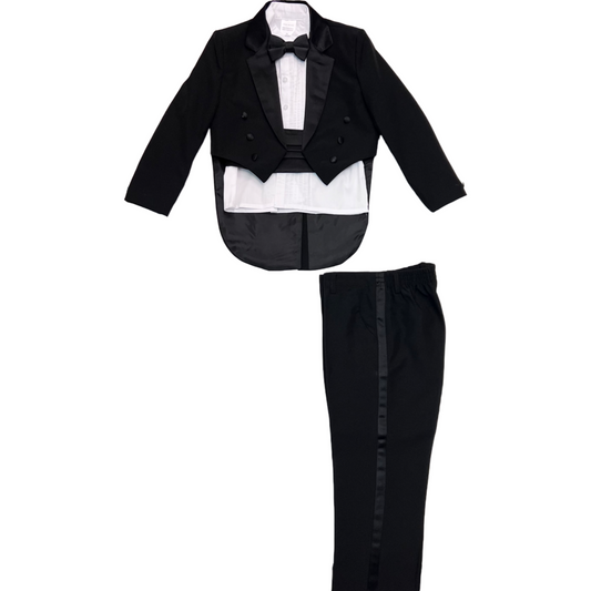 5-Piece Black Tuxedo with Tail