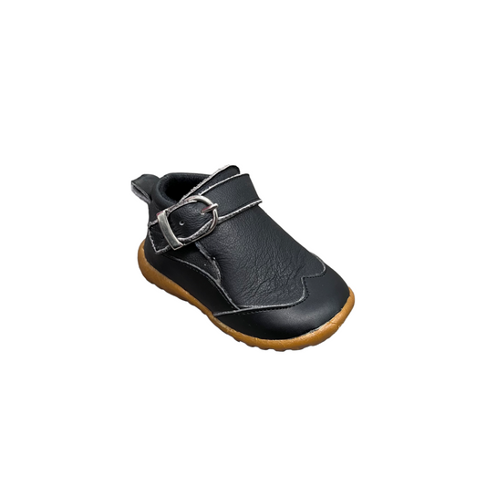 Tendertoes Infant/Baby Dress Shoe with Belt Buckle Velcro Strap