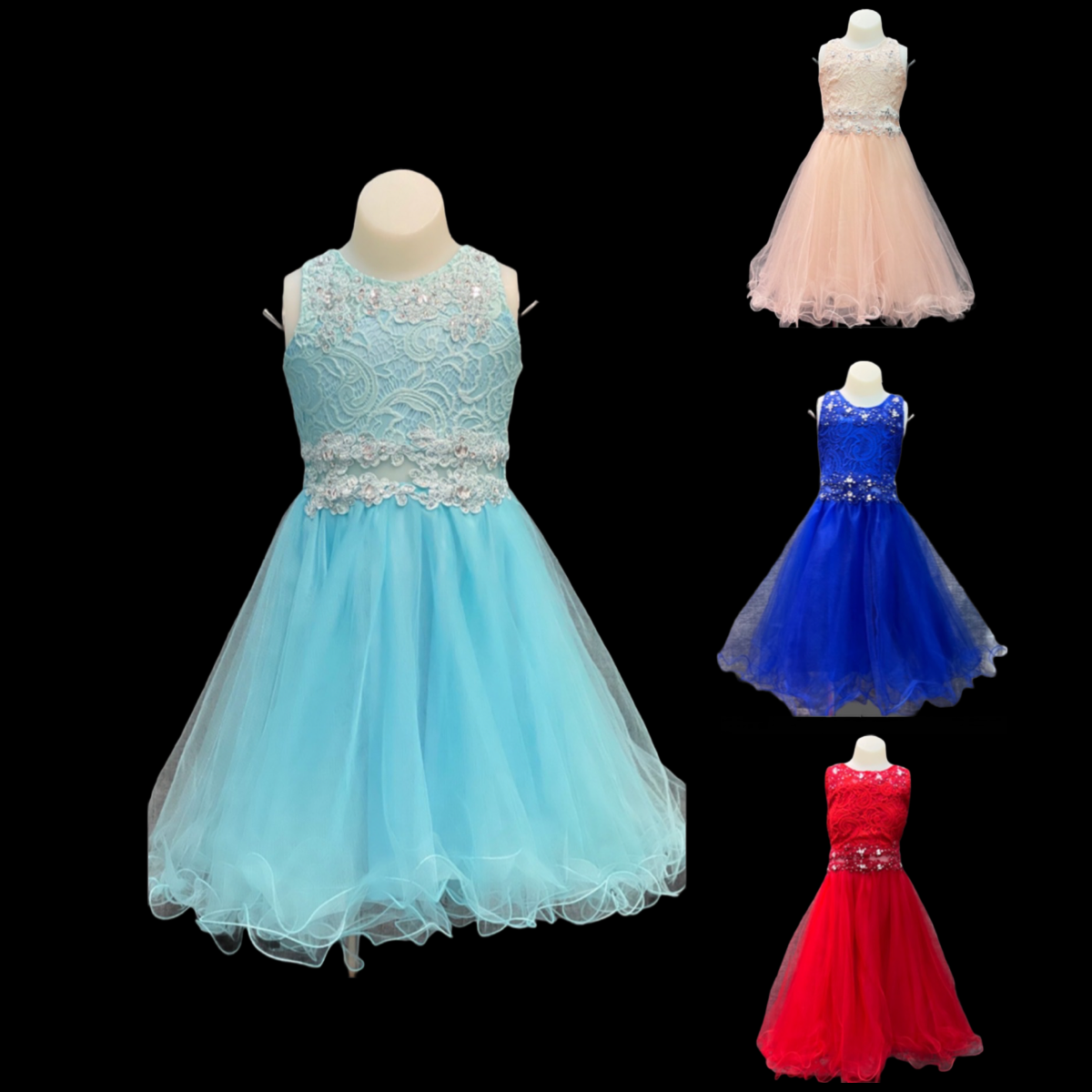 Lace Embroidery Rhinestone Short Dress w/ Shawl