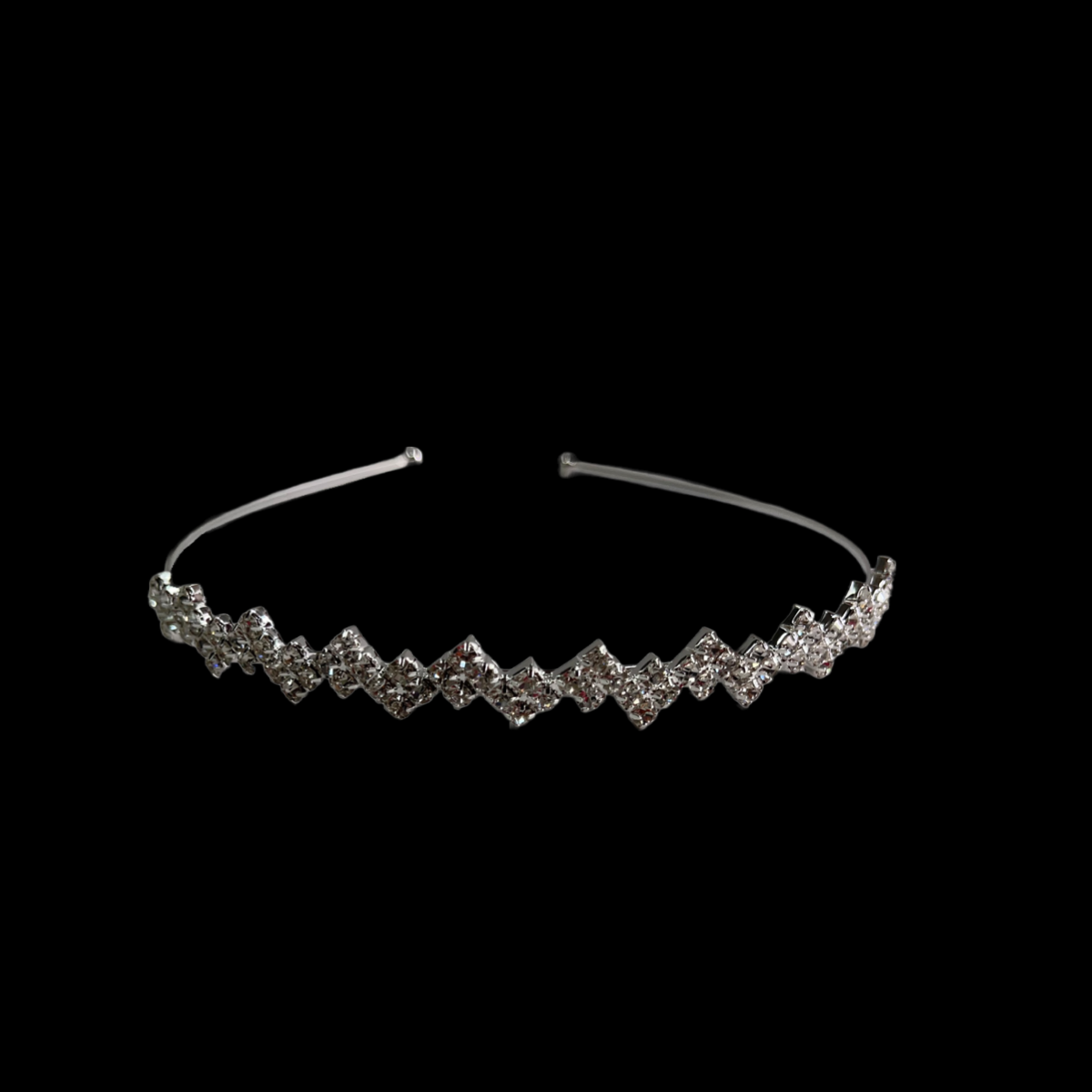 Zig-Zag Rhinestone Headband