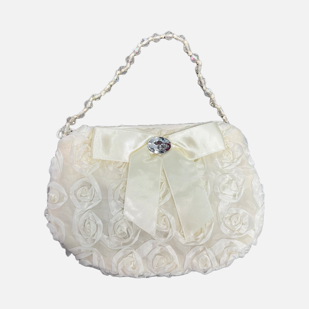 Rosette Purse with Bow