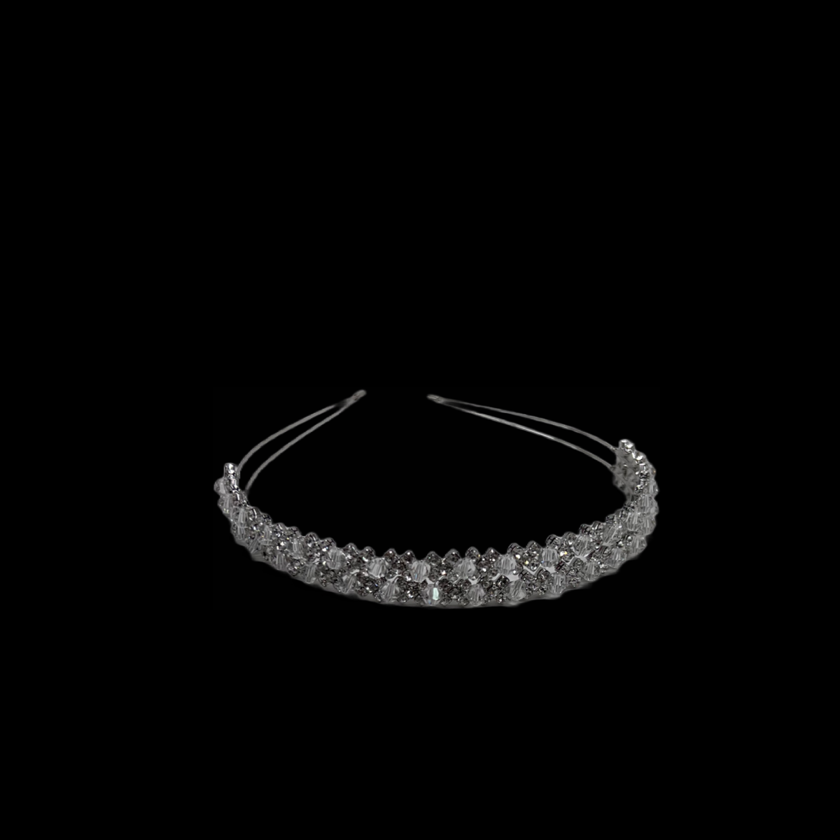 Two-Tier Diamond Encrusted Headband