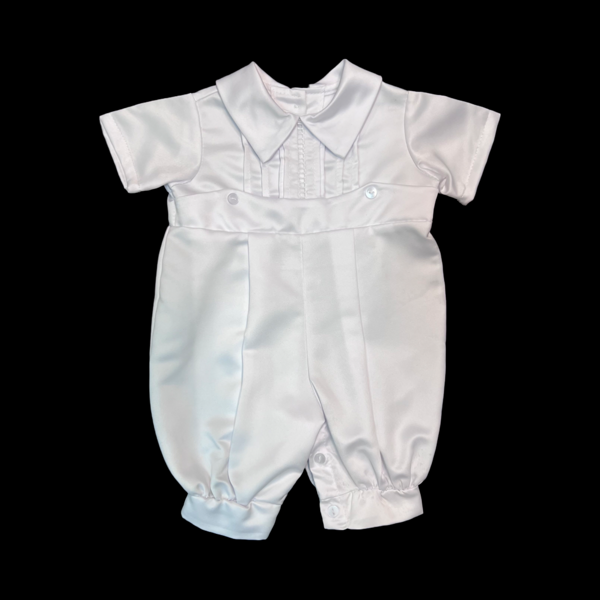 One-Piece Short Sleeve Baptism Outfit