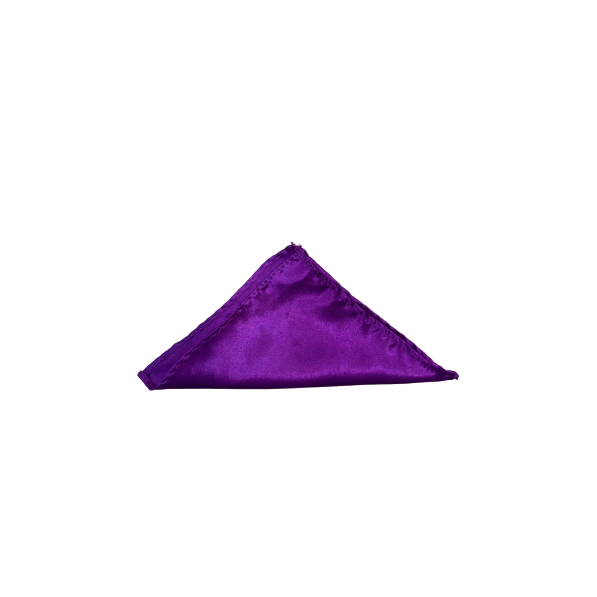 Boys Solid Small Pocket Square w/ Gloss Finish