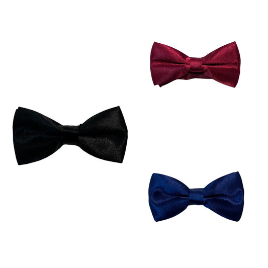 Mavezzano Shiny Solid Bow Tie