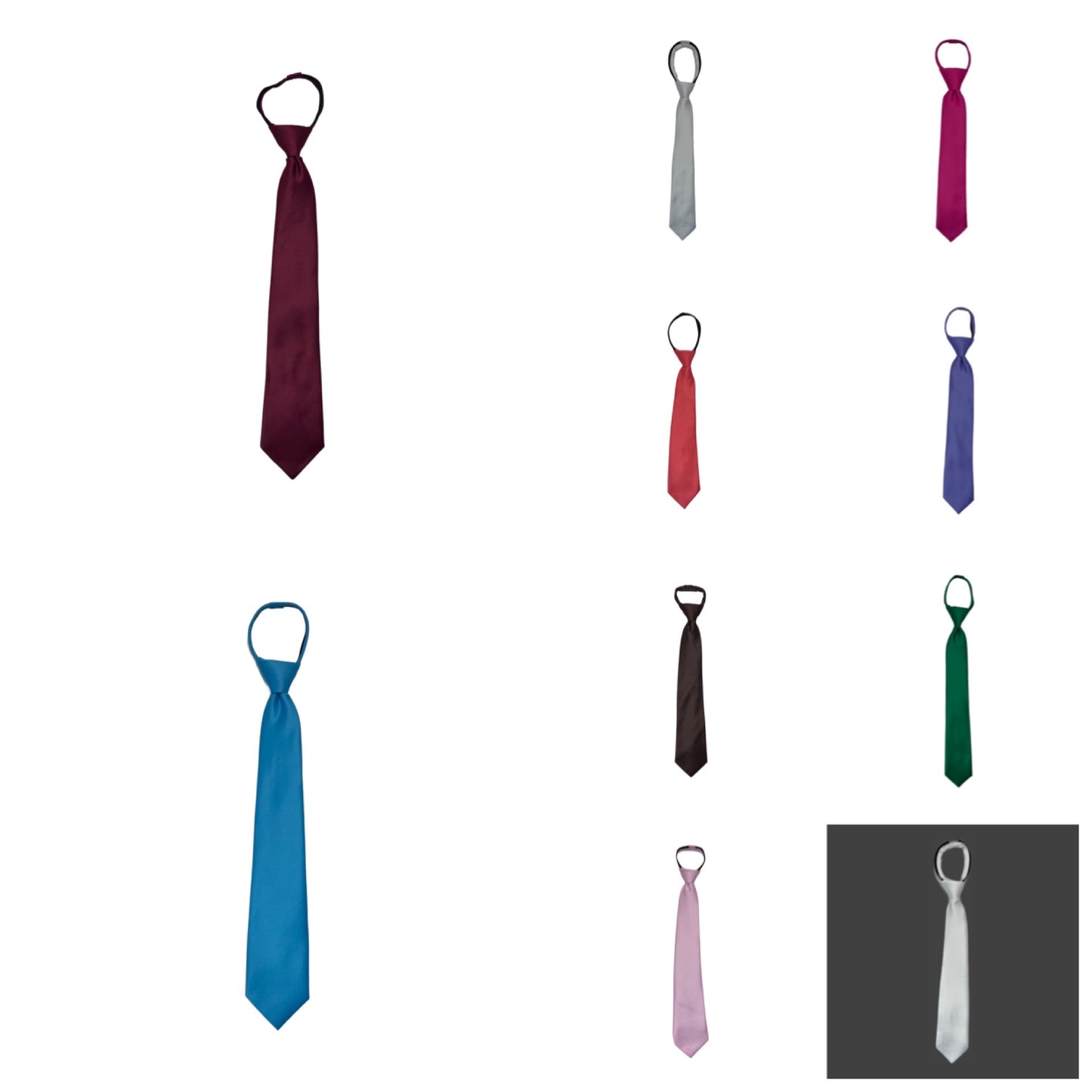 Mavezzano Solid Zipper Tie