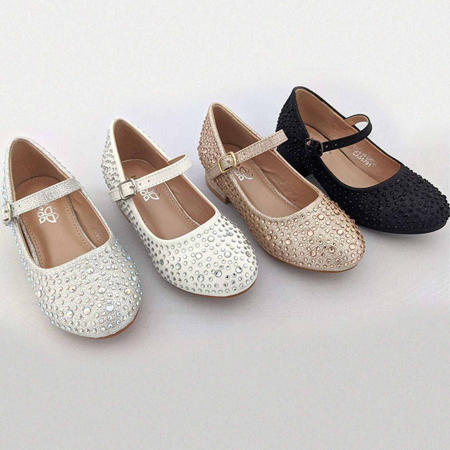 Jolene Rhinestone Embellished Kitty Heel