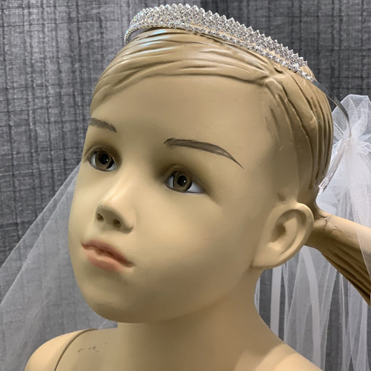 Small Diamond Tiara with Veil